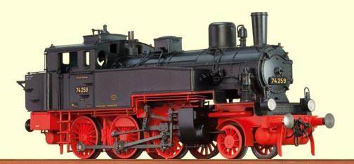 Steam locomotive BR 74.0-2 with Digital Sound<br /><a href='images/pictures/Brawa/40352.jpg' target='_blank'>Full size image</a>
